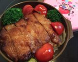セブンの鶏もも照焼きでヘルシー手抜き弁当作り方3写真