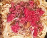 絶品！にんにく醤油の牛丼作り方3写真