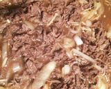 絶品！にんにく醤油の牛丼作り方4写真