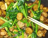簡単♪ナス＆ニラ♪挽き肉カレー炒め作り方7写真