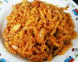 ケチャップ味が変身☆ペンネパスタ作り方5写真