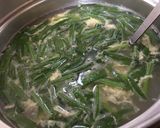 簡単 ニラと卵の中華スープ作り方4写真