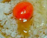 簡単！蕎麦湯でTKG ！卵かけご飯！作り方1写真