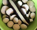 ナスと干しエビの栄養オイル和え作り方1写真