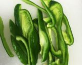 ちくわとピーマンのカレー粉炒め。作り方1写真