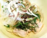 サラダチキンとたっぷりオニスラ♪作り方4写真