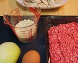 オートミールでヘルシー☆きのこハンバーグ作り方1写真