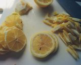 お手軽＊自家製レモンピールジャム作り方1写真