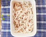 【作り置き】蒸し茹で鶏むね肉作り方3写真