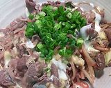 牛キンピラ卵とじ作り方5写真