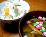 お盆の日のおくずがけ作り方3写真
