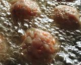 油淋ソース♡根菜たっぷり豚コマボール作り方7写真