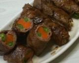 牛肉の野菜巻き作り方6写真