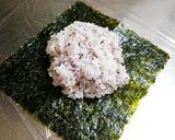 時短！冷凍コロッケのおにぎらず♪作り方2写真