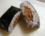 時短！冷凍コロッケのおにぎらず♪作り方3写真