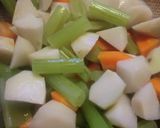 ♪美味しい!鶏肉里芋フキうど筍の簡単煮物作り方1写真