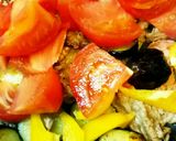 夏野菜と牛肉のさっぱり炒め。作り方7写真