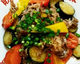 夏野菜と牛肉のさっぱり炒め。作り方9写真