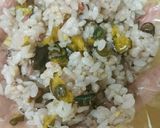 お漬け物で簡単オイルおにぎり♪作り方3写真