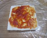 ピザトースト風ラップサンド作り方4写真