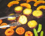 野菜でヘルシー「牛肉と焼き野菜のサラダ」作り方2写真