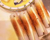 竹輪のチーズin豚バラ巻作り方1写真