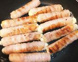 竹輪のチーズin豚バラ巻作り方3写真