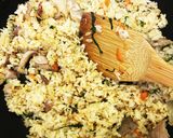 お弁当用 簡単青じそ（大葉）チャーハン作り方7写真