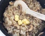 ガリバタ味★マッシュルームの炊き込みご飯作り方7写真