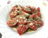粉チーズで！トマトのチーズサラダ作り方4写真