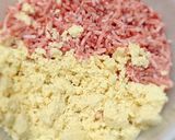 冷凍保存の木綿豆腐でハンバーグシチュー作り方2写真