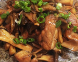 ＊鶏肉ときのこのオイスターソース炒め＊作り方5写真