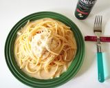 味噌豆乳カルボナーラ♪お一人様ランチ作り方5写真