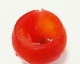 うずらの卵入りトマトカップ☆お弁当飾り～作り方3写真