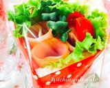 クルクル巻いたハムのサンドイッチ作り方6写真