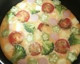朝食に可愛い♡オープンオムレツ作り方4写真
