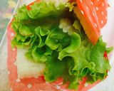父の日、記念日に感謝の気持ちで花束サンド作り方6写真