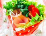 父の日、記念日に感謝の気持ちで花束サンド作り方8写真