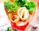 父の日、記念日に感謝の気持ちで花束サンド作り方11写真