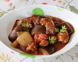 レンジで!牛肉とナスの無水カレー作り方3写真