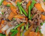 にんにくの芽と豚肉の中華炒め作り方9写真