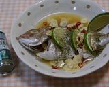 レンジで６分♡白身魚のマナオ蒸し作り方4写真