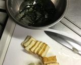 こんにゃくと厚揚げのみそ汁作り方2写真