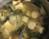 こんにゃくと厚揚げのみそ汁作り方3写真