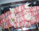 豚バラ肉で巻き♪巻き♪作り方4写真