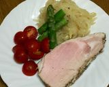 電子レンジで低温調理・豚ロースのロースト作り方8写真