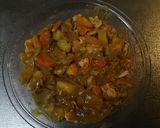 残り物カレーのチーズグラタン作り方2写真