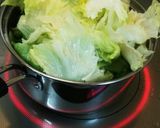 簡単☆レタス丸ごとスープ作り方4写真