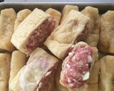 油揚げde餃子＆リメイク卵スープ作り方4写真
