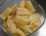生姜香る♪小松菜と薄揚げの炒め煮。作り方1写真